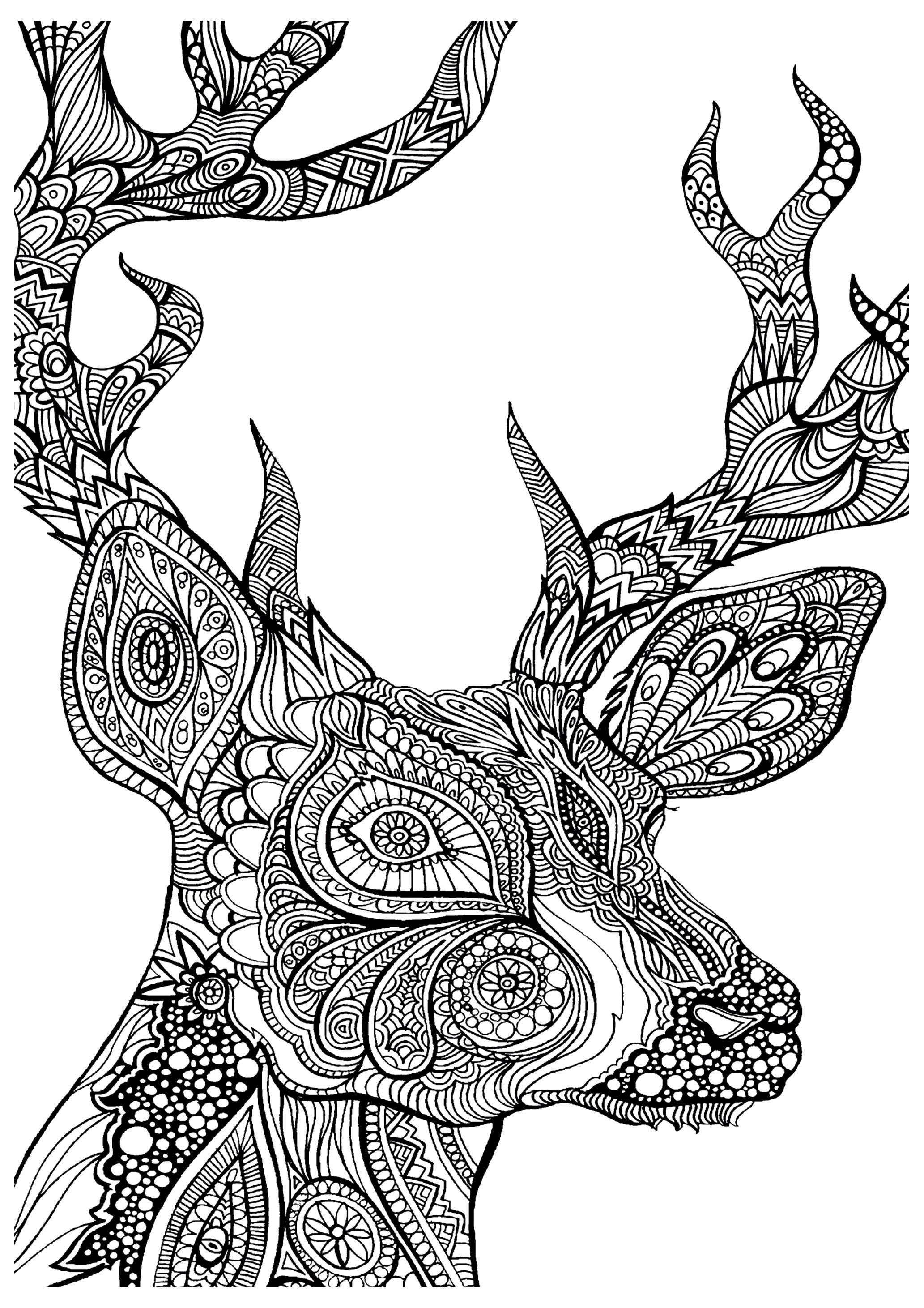 176+ Adorable Abstract Adult Coloring Pages Printable