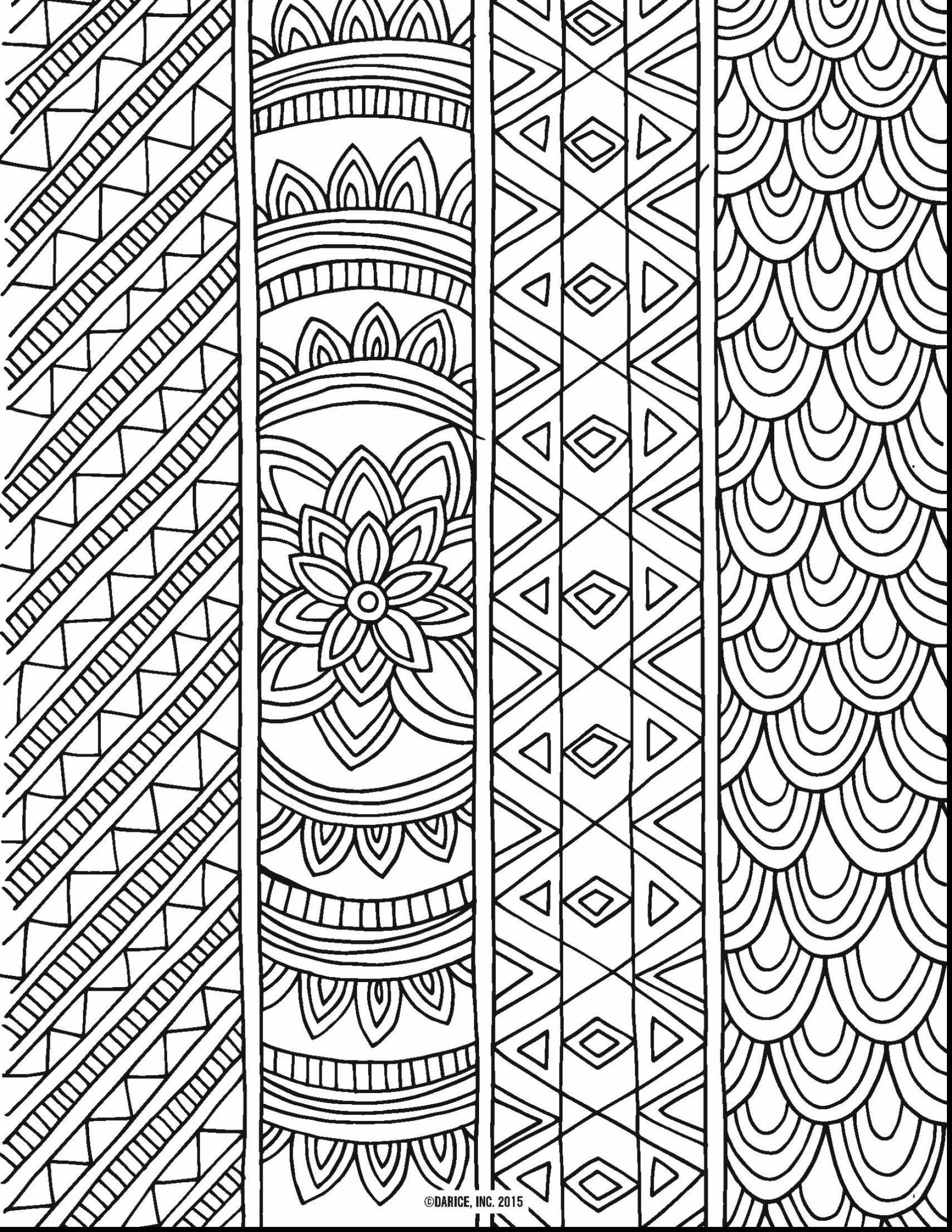 58+ Bright Detailed Pattern Coloring Pages Printable