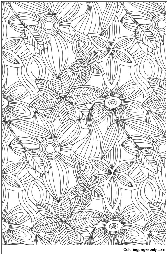 121+ Fun Detailed Pattern Coloring Pages Printable