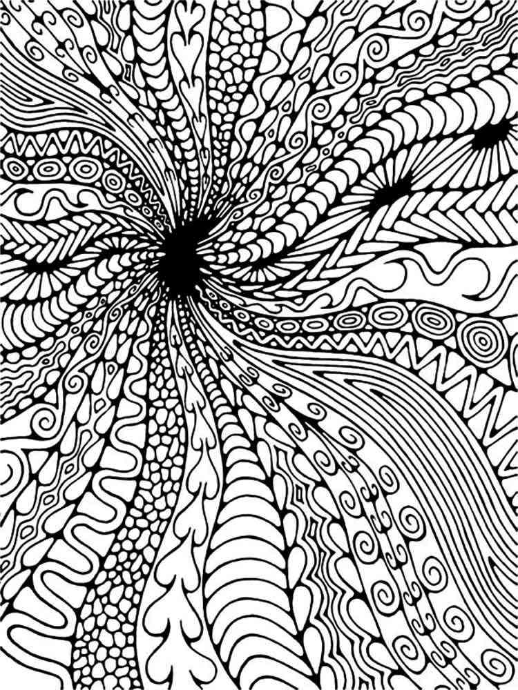 73+ Exciting Abstract Adult Coloring Pages Printable