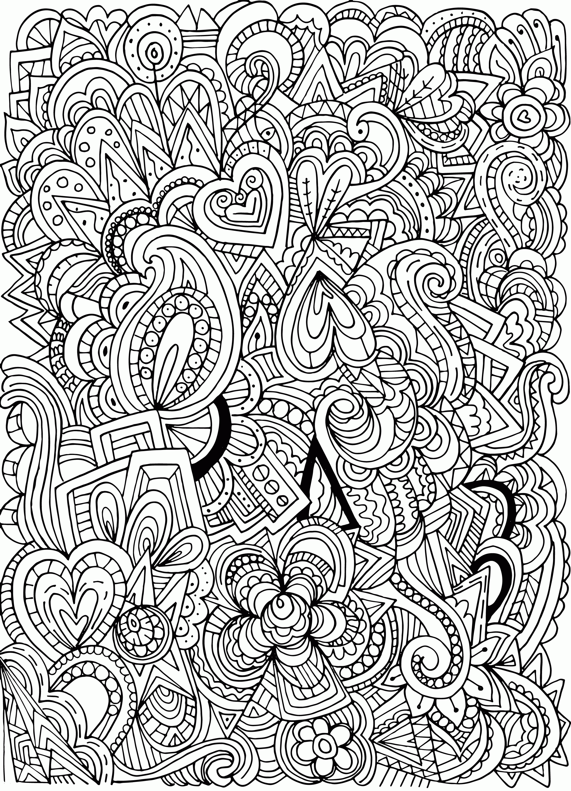 104+ Beautiful Detailed Pattern Coloring Pages Printable