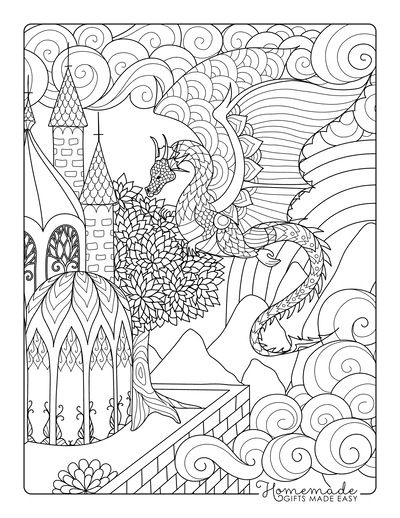 129+ Whimsical Highly Detailed Coloring Pages Printable