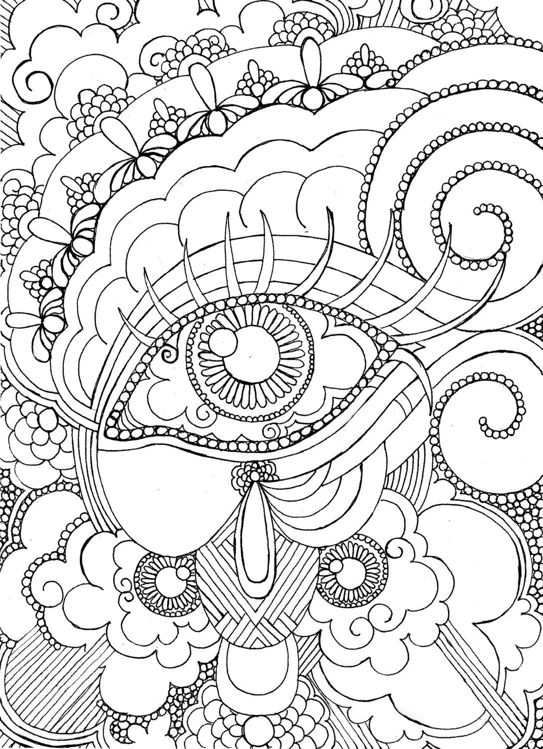 49+ Fantastic Highly Detailed Coloring Pages Printable