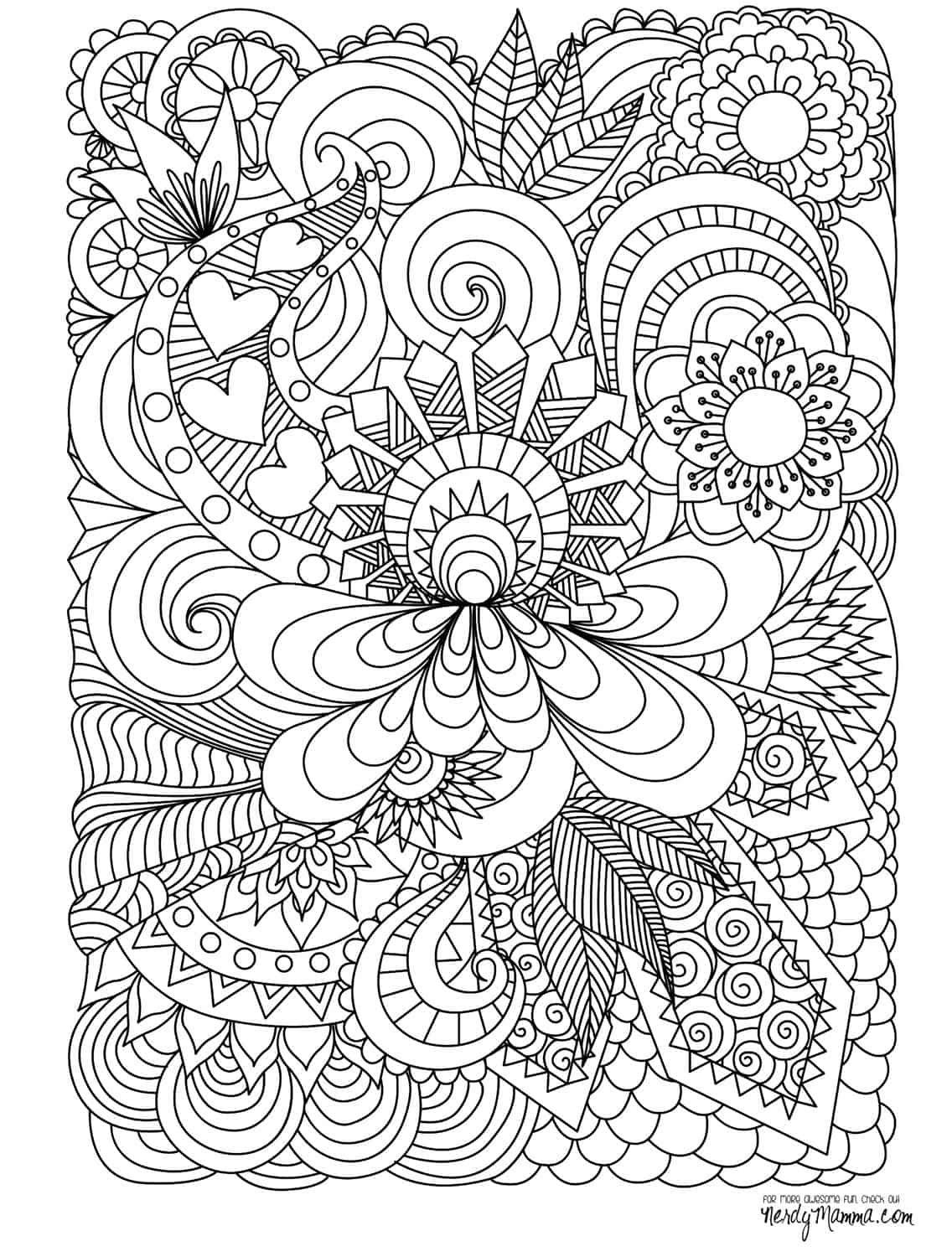 82+ Delightful Detailed Pattern Coloring Pages Printable