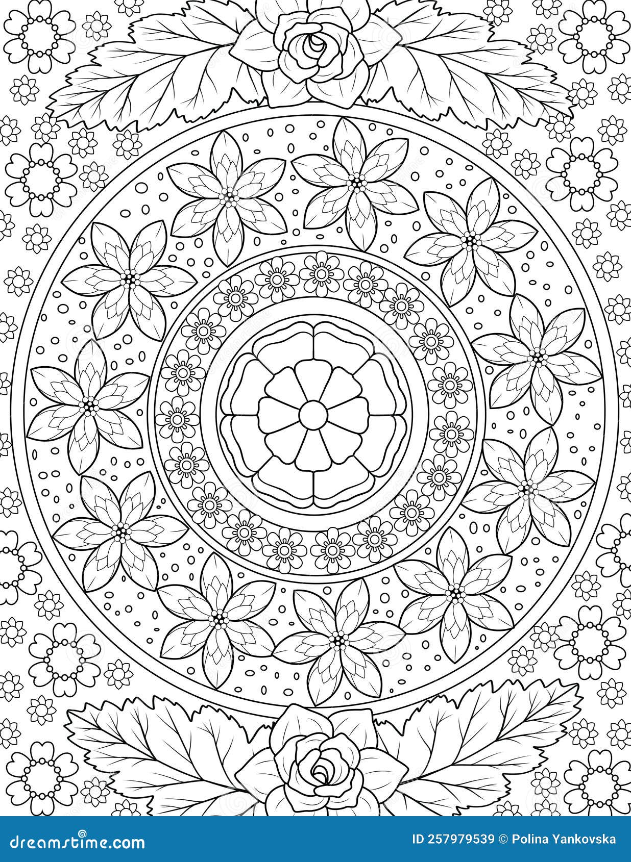 floral pattern coloring page adult jpg jpg