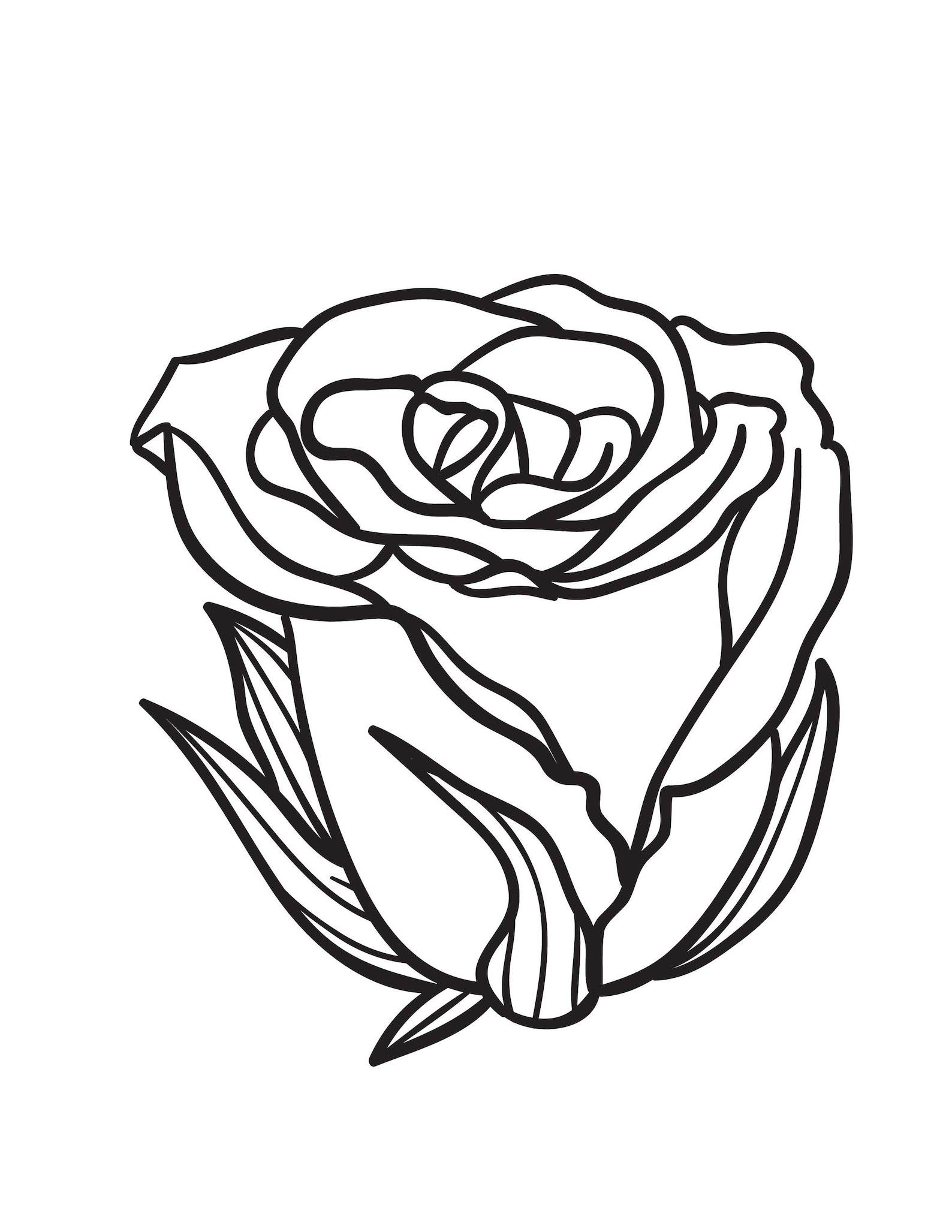 157+ Dazzling Detailed Rose Coloring Pages Printable