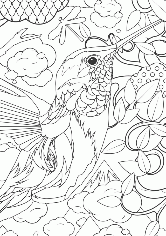 104+ Adorable Highly Detailed Coloring Pages Printable