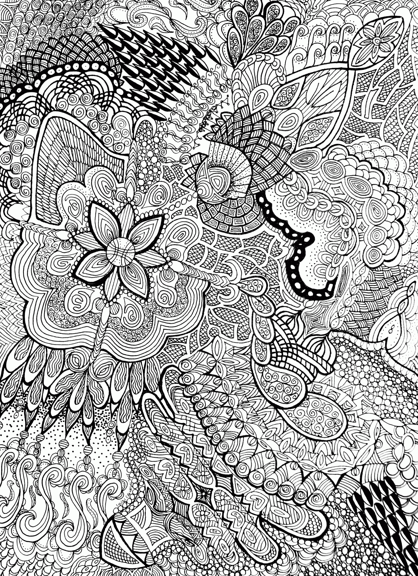 114+ Enchanting Detailed Pattern Coloring Pages Printable