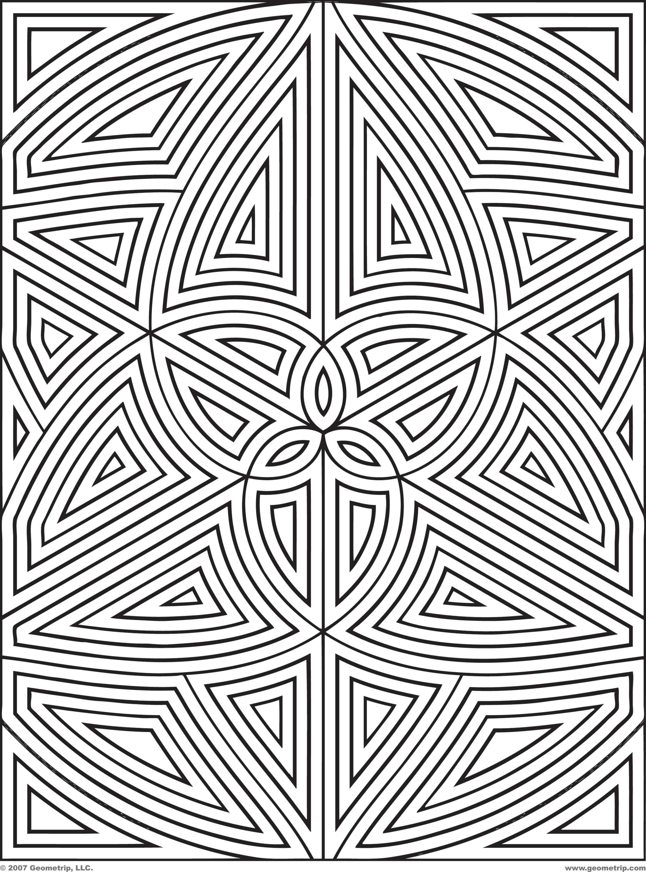 148+ Inspiring Complex Abstract Coloring Pages Printable