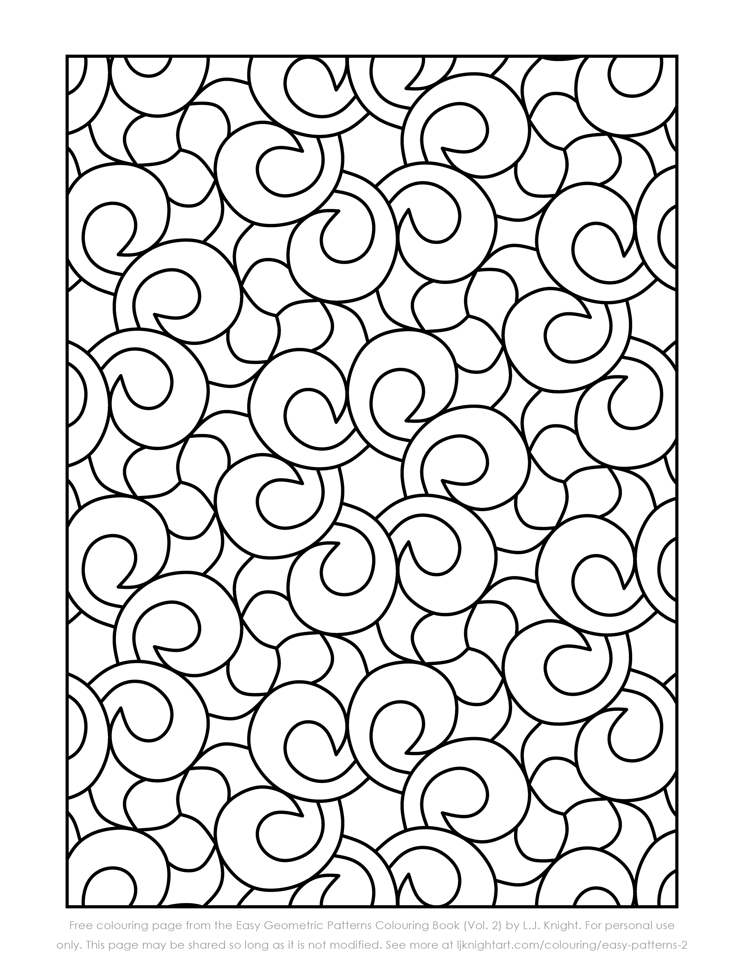 ljknight easy geometric patterns free colouring page jpg jpg