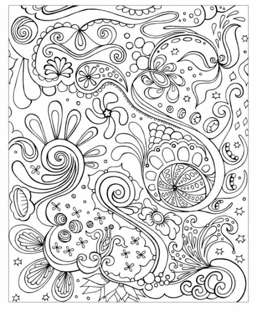 191+ Playful Complex Abstract Coloring Pages Printable