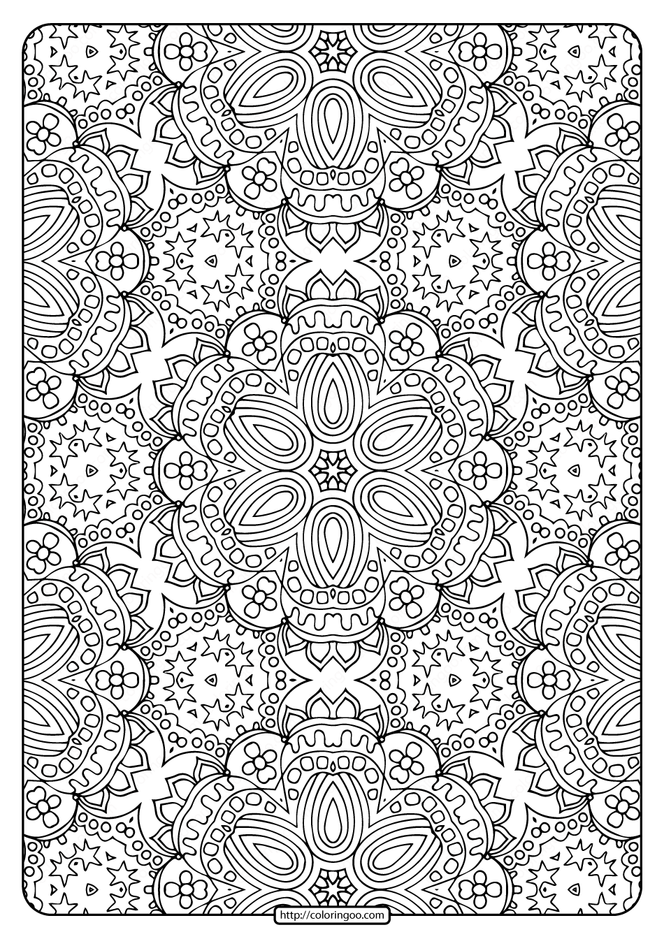 155+ Cute Abstract Adult Coloring Pages Printable