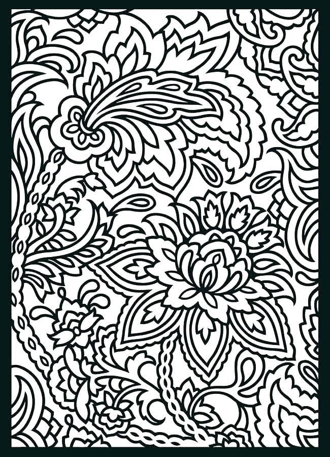 70+ Unique Detailed Pattern Coloring Pages Printable