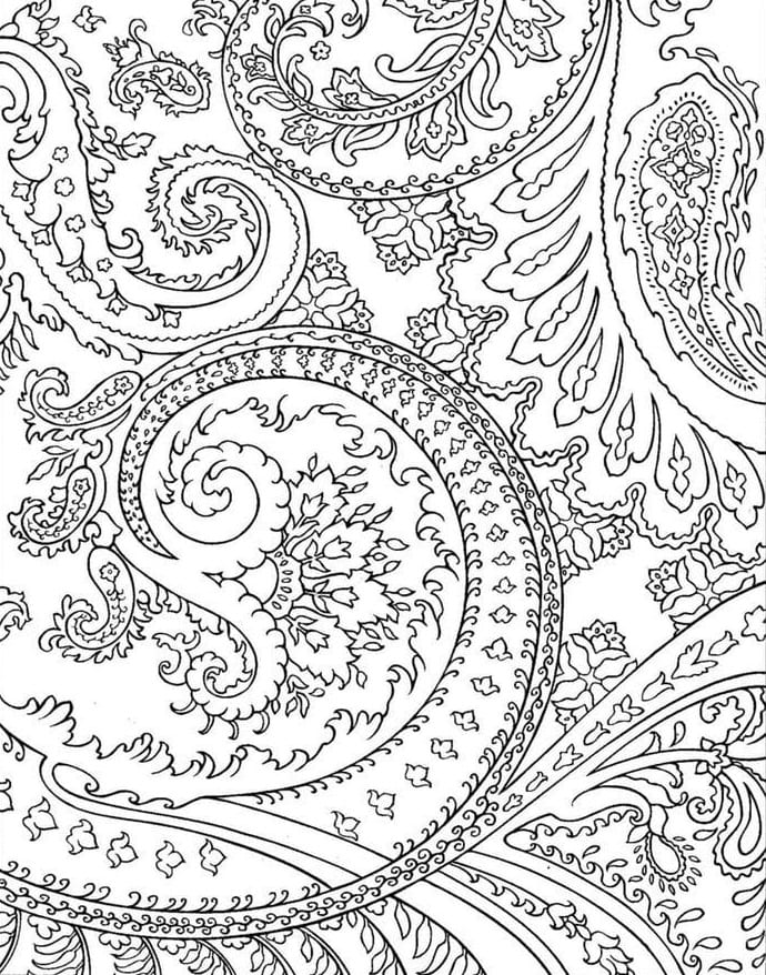 124+ Vibrant Detailed Pattern Coloring Pages Printable