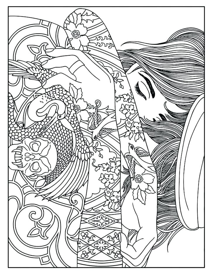 74+ Artistic Highly Detailed Coloring Pages Printable