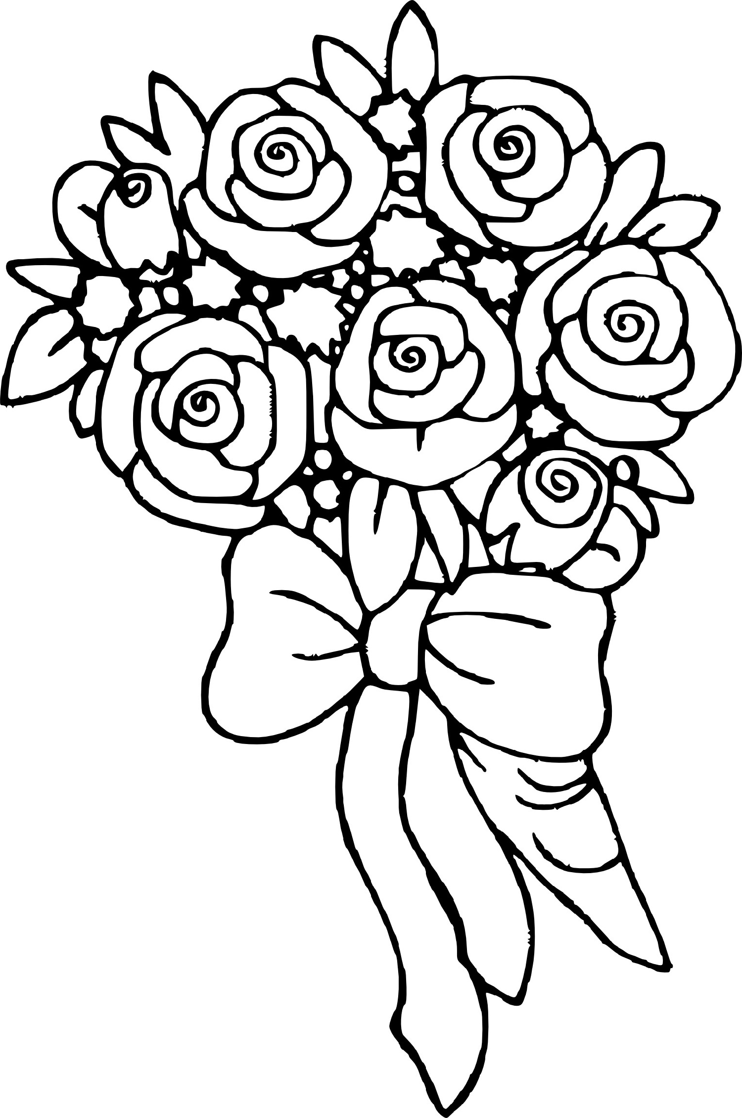 197+ Unique Detailed Rose Coloring Pages Printable