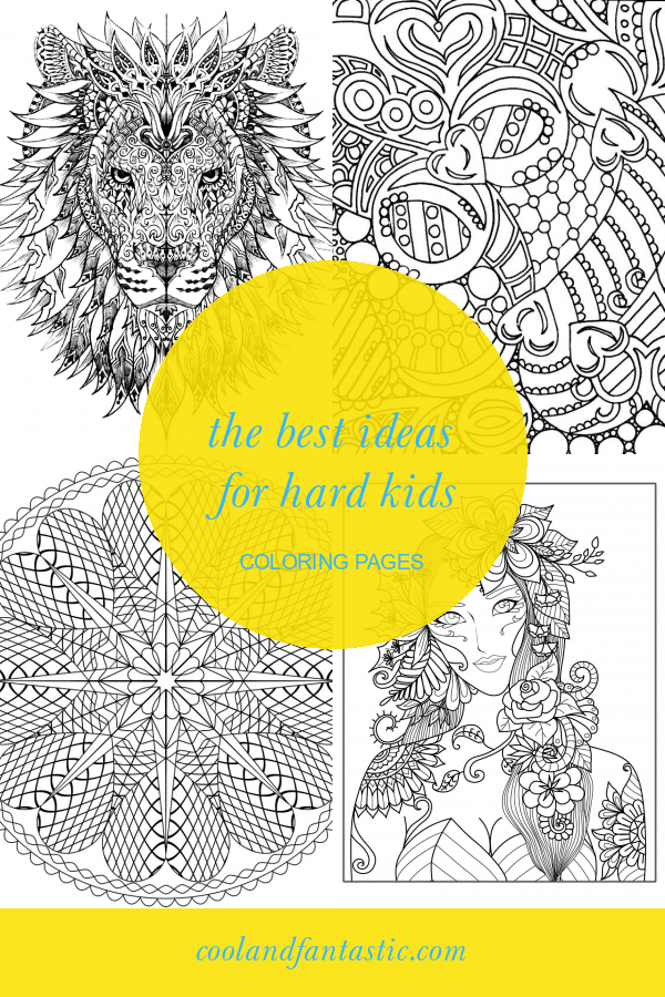 113+ Captivating Fun Hard Coloring Pages Printable