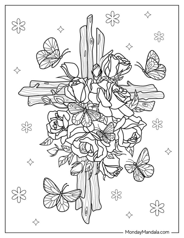 114+ Festive Detailed Rose Coloring Pages Printable