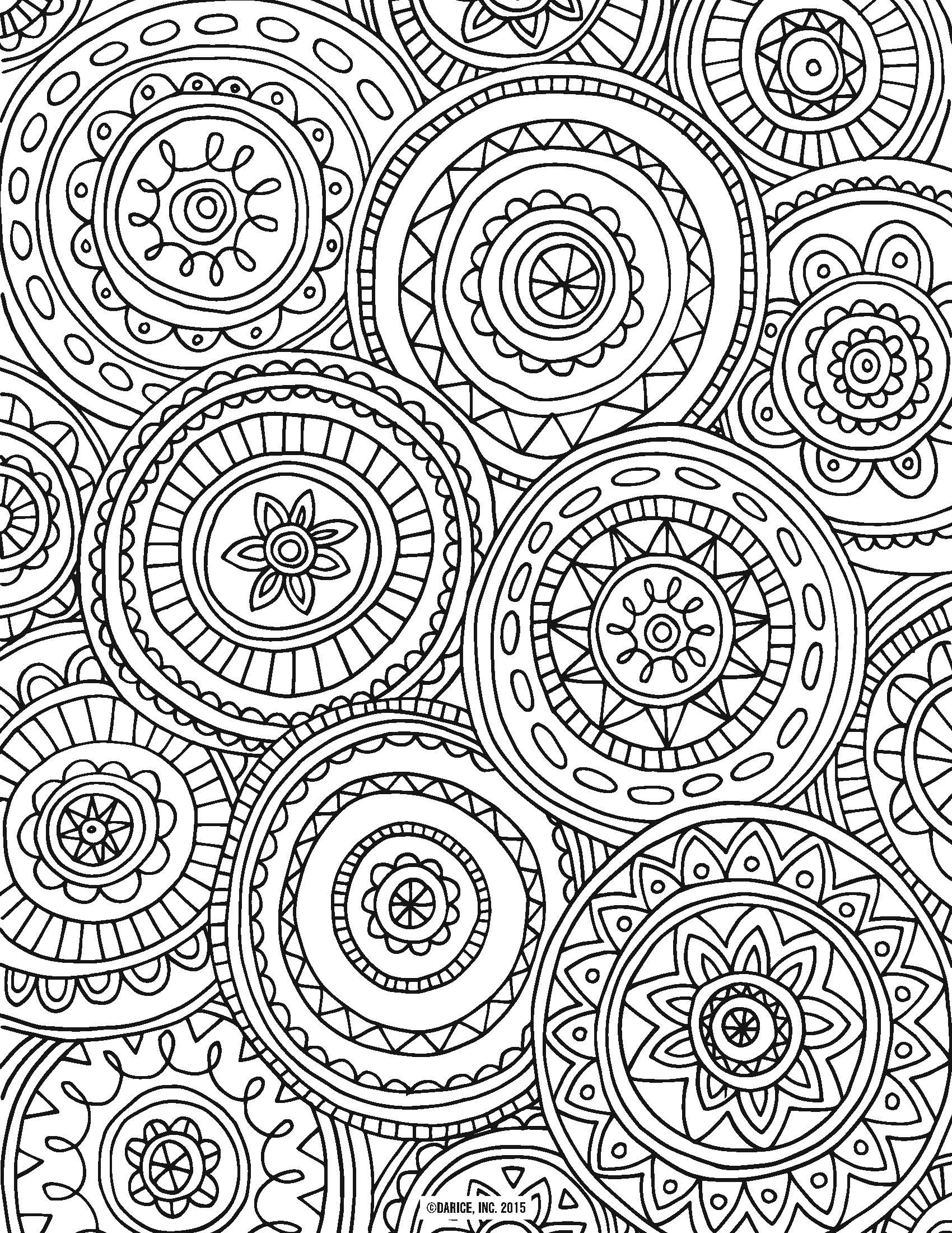 119+ Lovely Abstract Adult Coloring Pages Printable