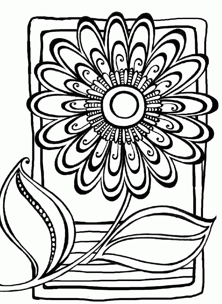 116+ Beautiful Abstract Adult Coloring Pages Printable