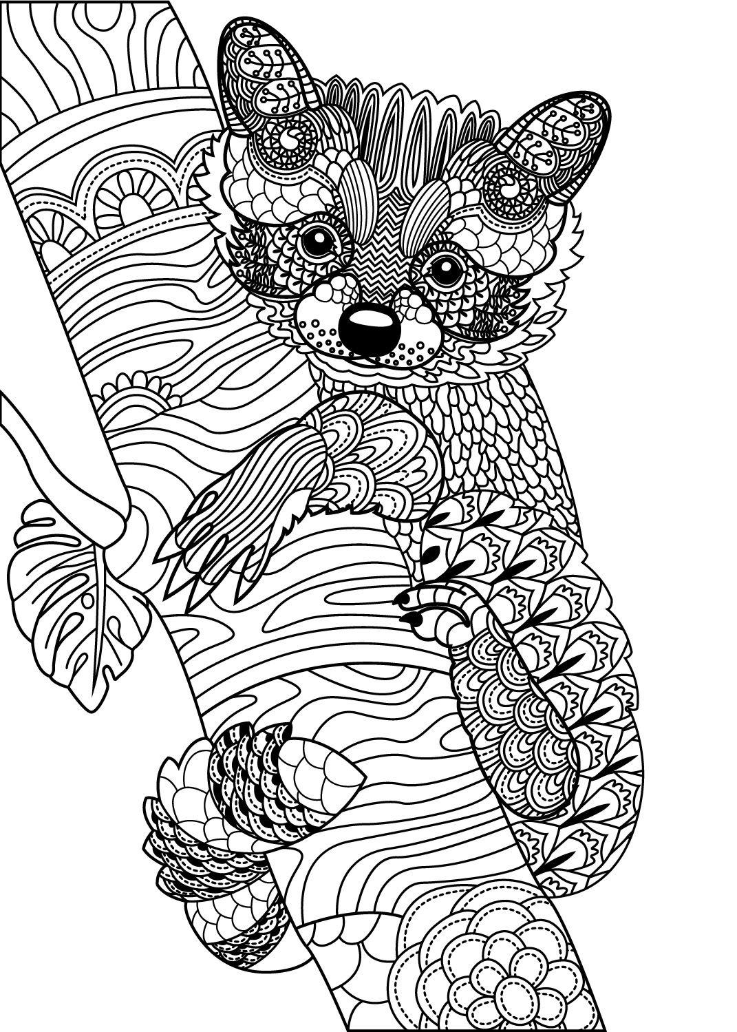 34+ Interactive Detailed Coloring Pages of Animals Easy