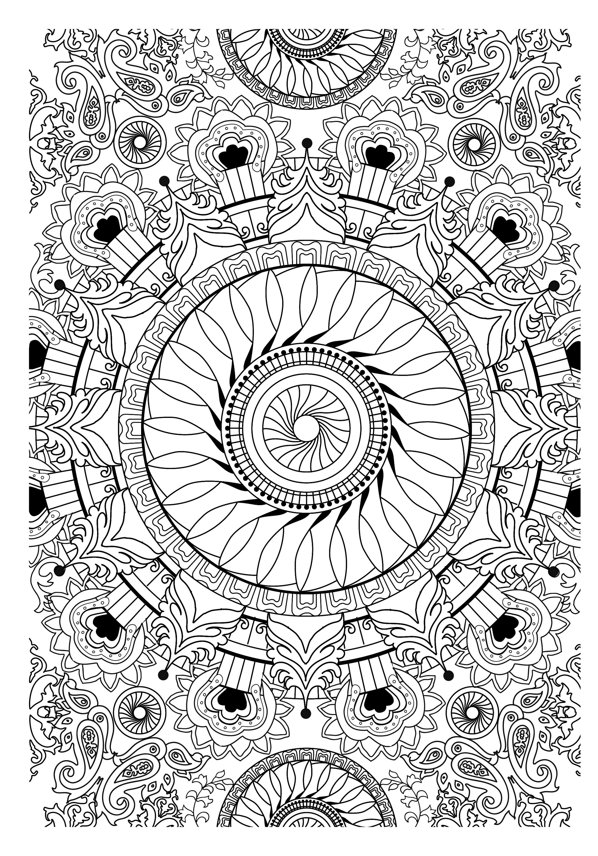 100+ Joyful Challenging Coloring Pages Printable