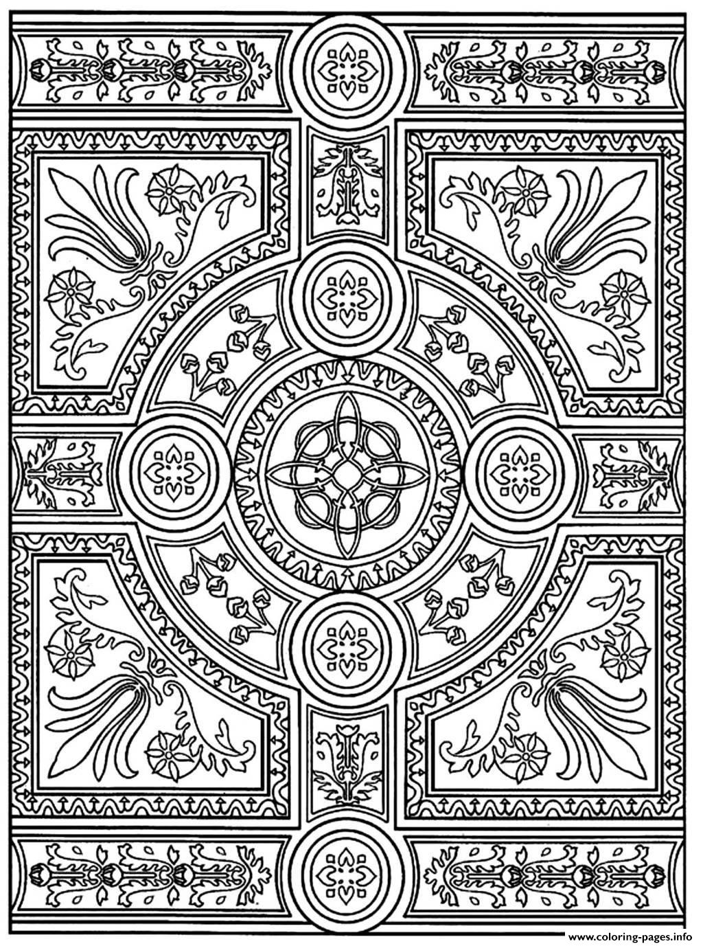 17+ Fun Adult Coloring Book Patterns Printable