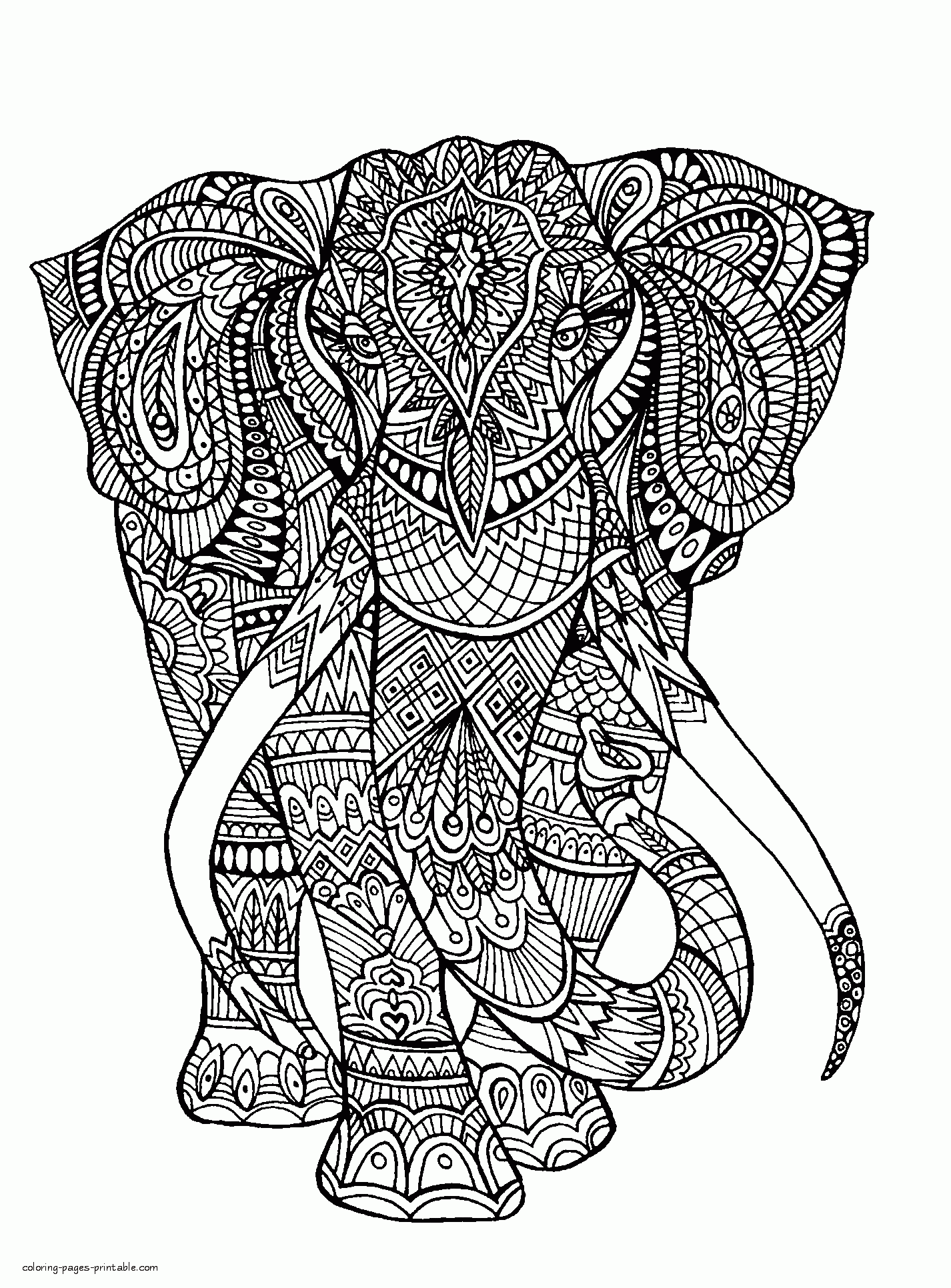 18+ The Best Difficult Coloring Pages Printable