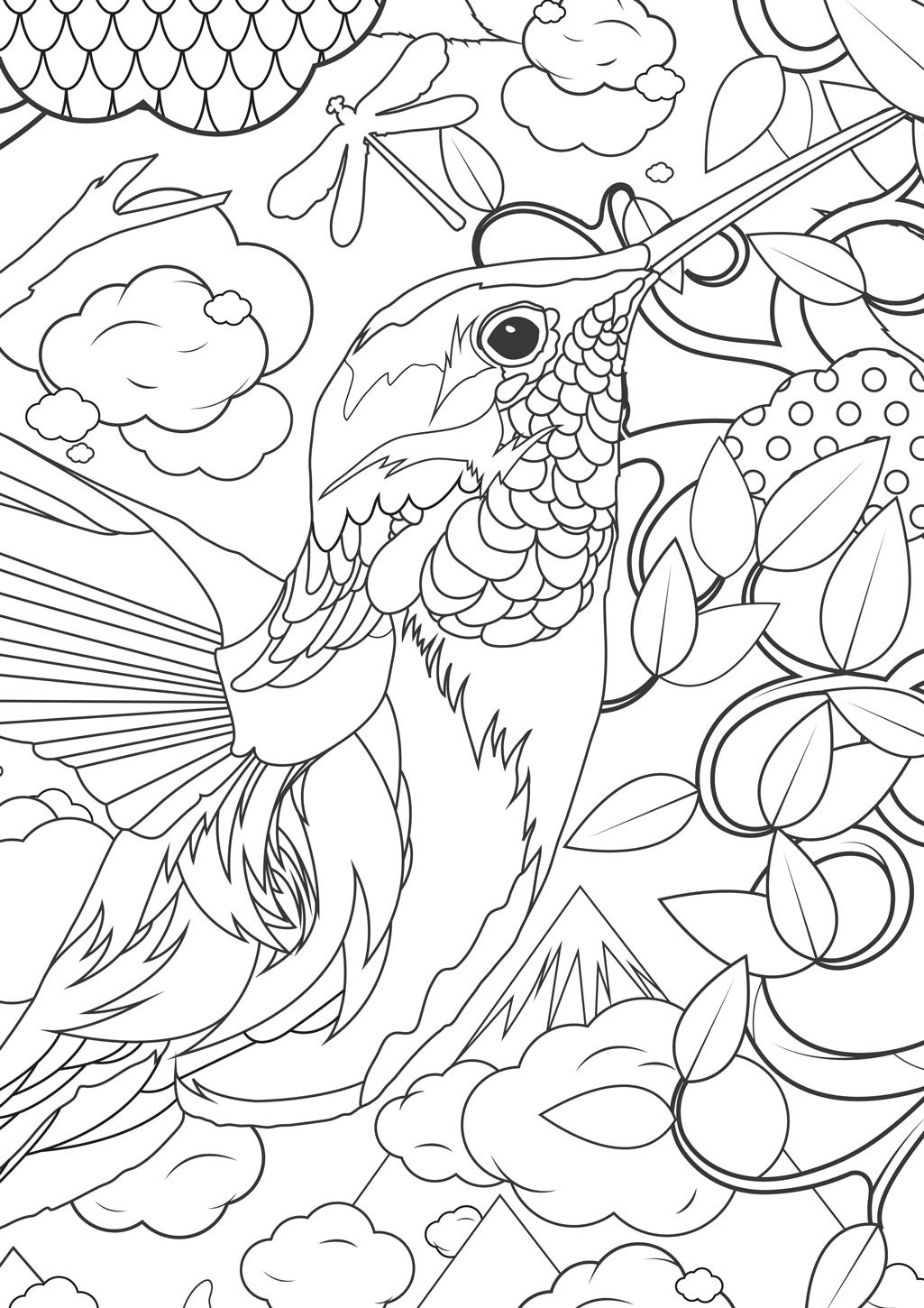 23+ Lovely Coloring Pages for Adults Printable