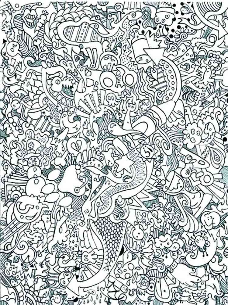 29+ Aesthetic Free Hard Coloring Pages Printable