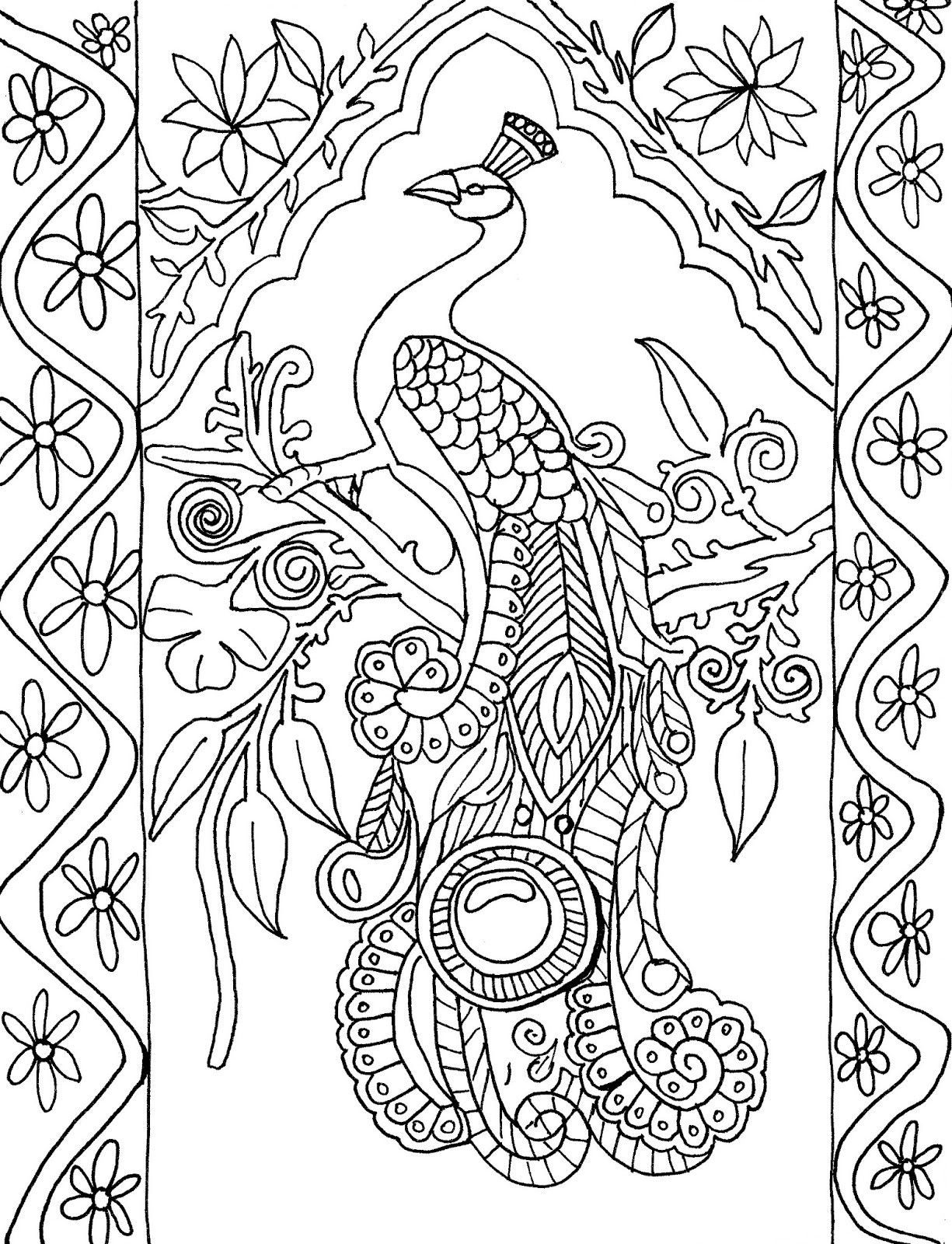 easy difficult coloring pages printable jpg