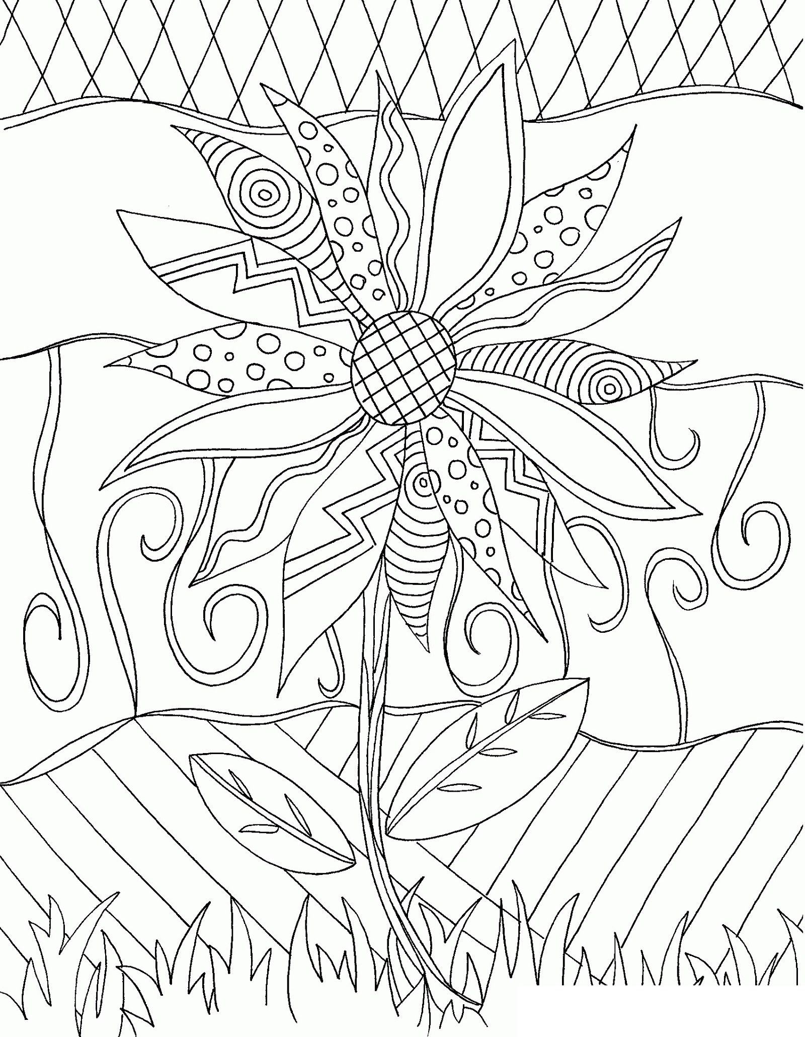 37+ Trendy Coloring Pages for Adults Printable