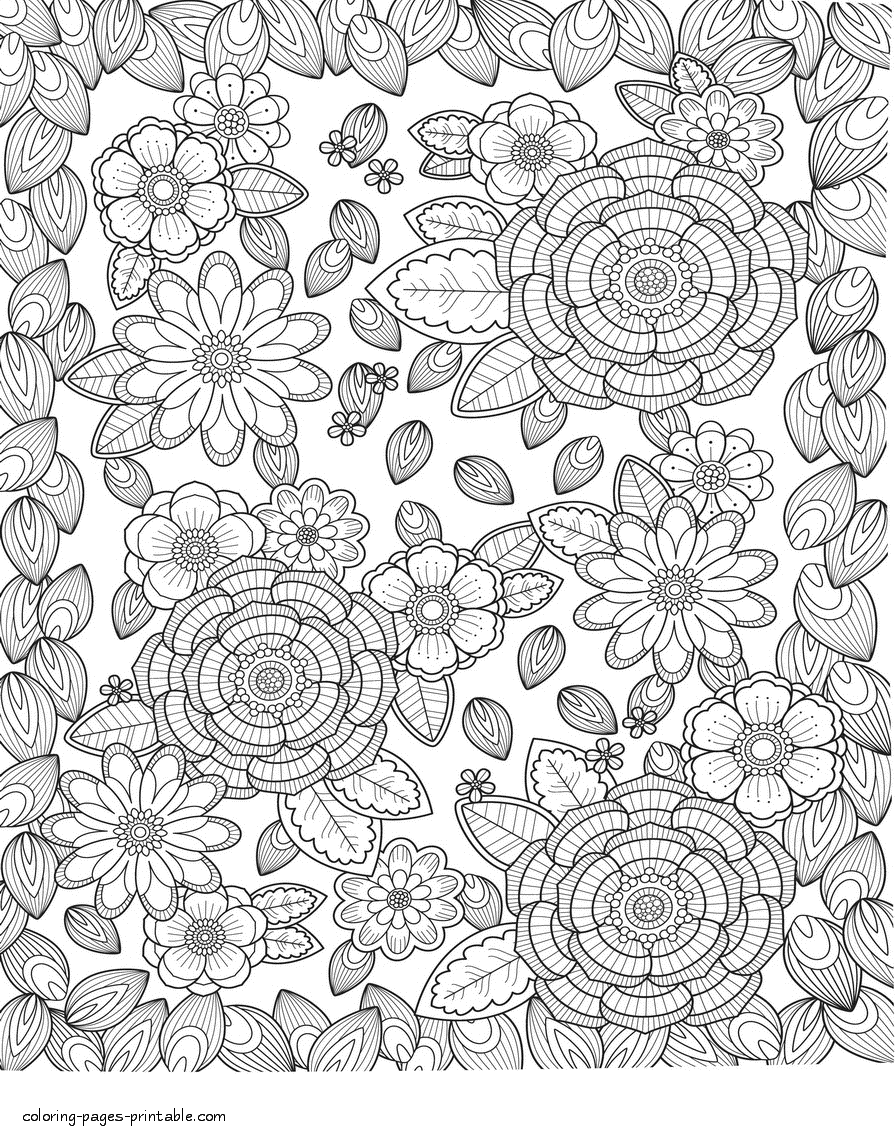 53+ Lovely Difficult Coloring Pages Printable