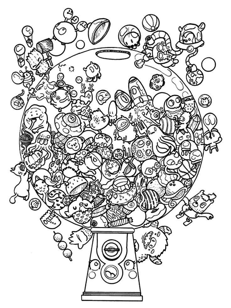 38+ Colorful Free Advanced Adult Coloring Pages for Educational