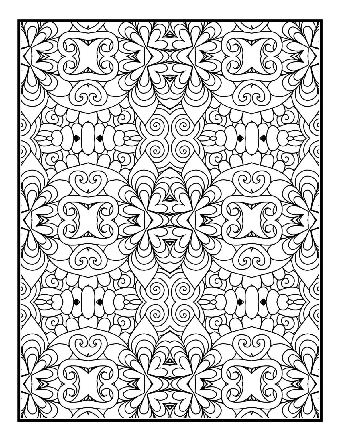 193+ Dazzling Fun Geometric Coloring Pages Printable