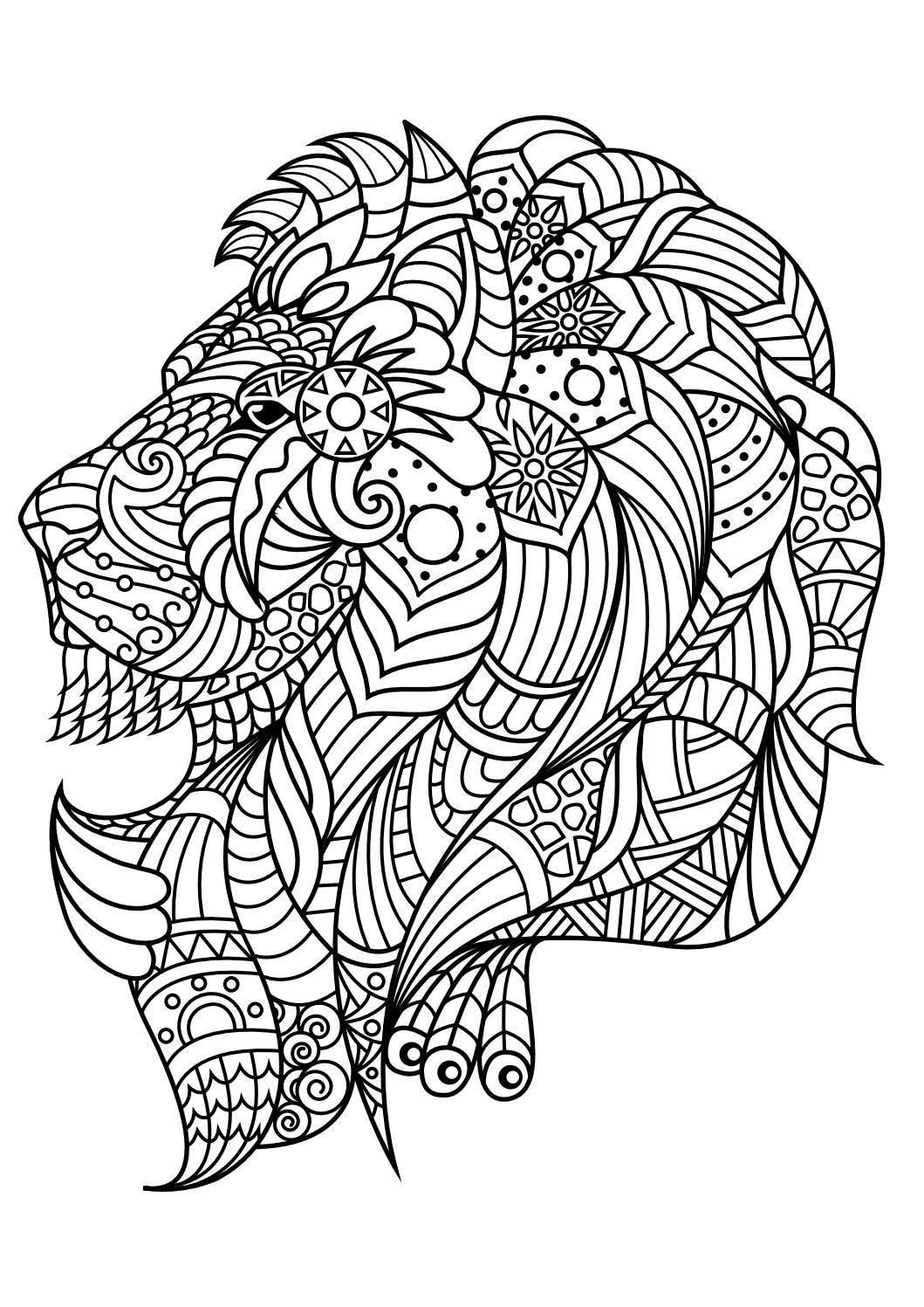 32+ Happy Detailed Coloring Pages of Animals Realistic