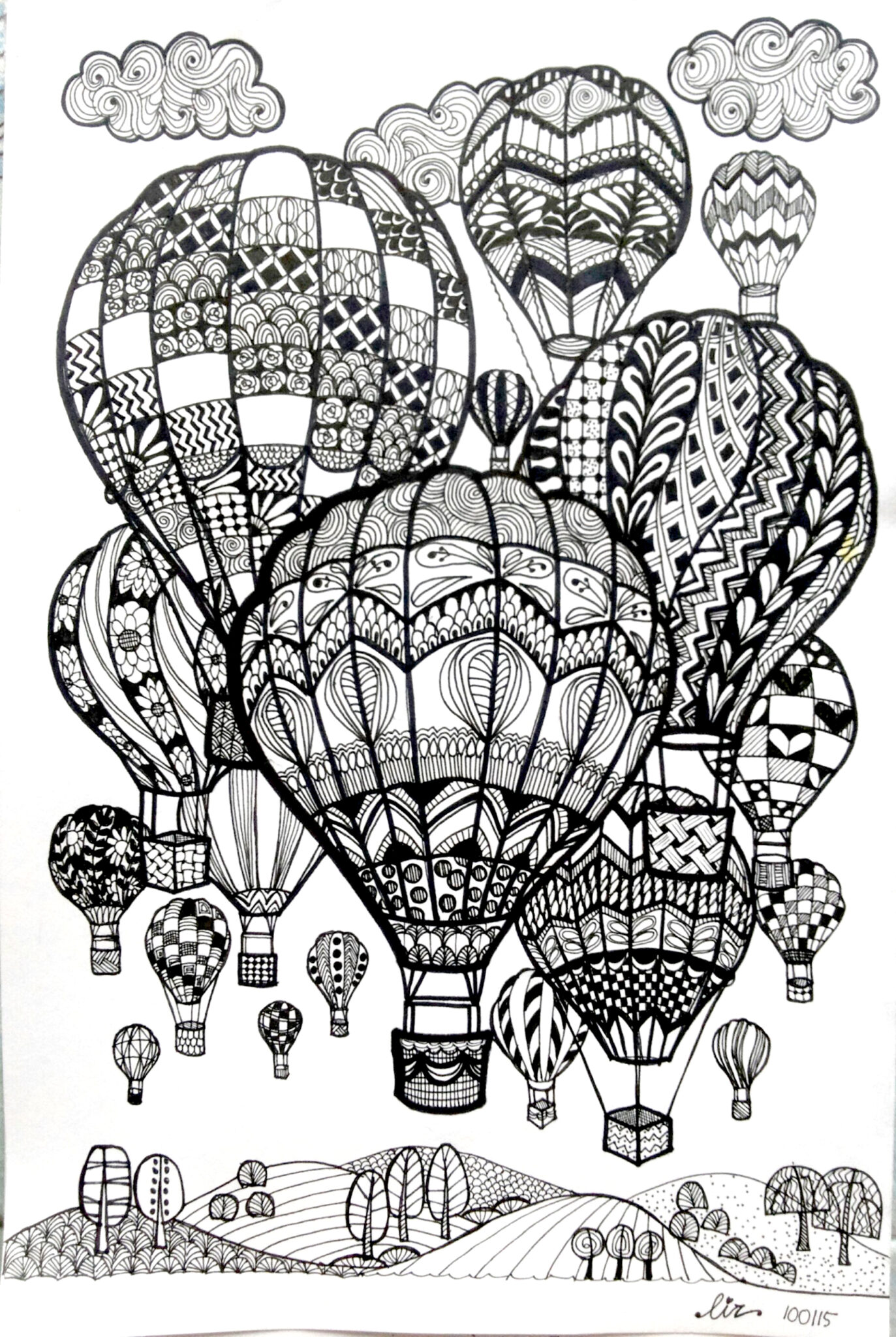 8+ Detailed Adult Art Coloring Pages Printable