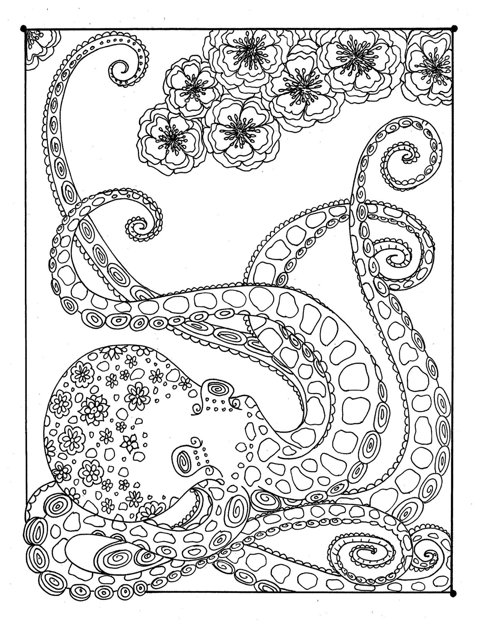 80+ Unique Adult Art Coloring Pages Printable