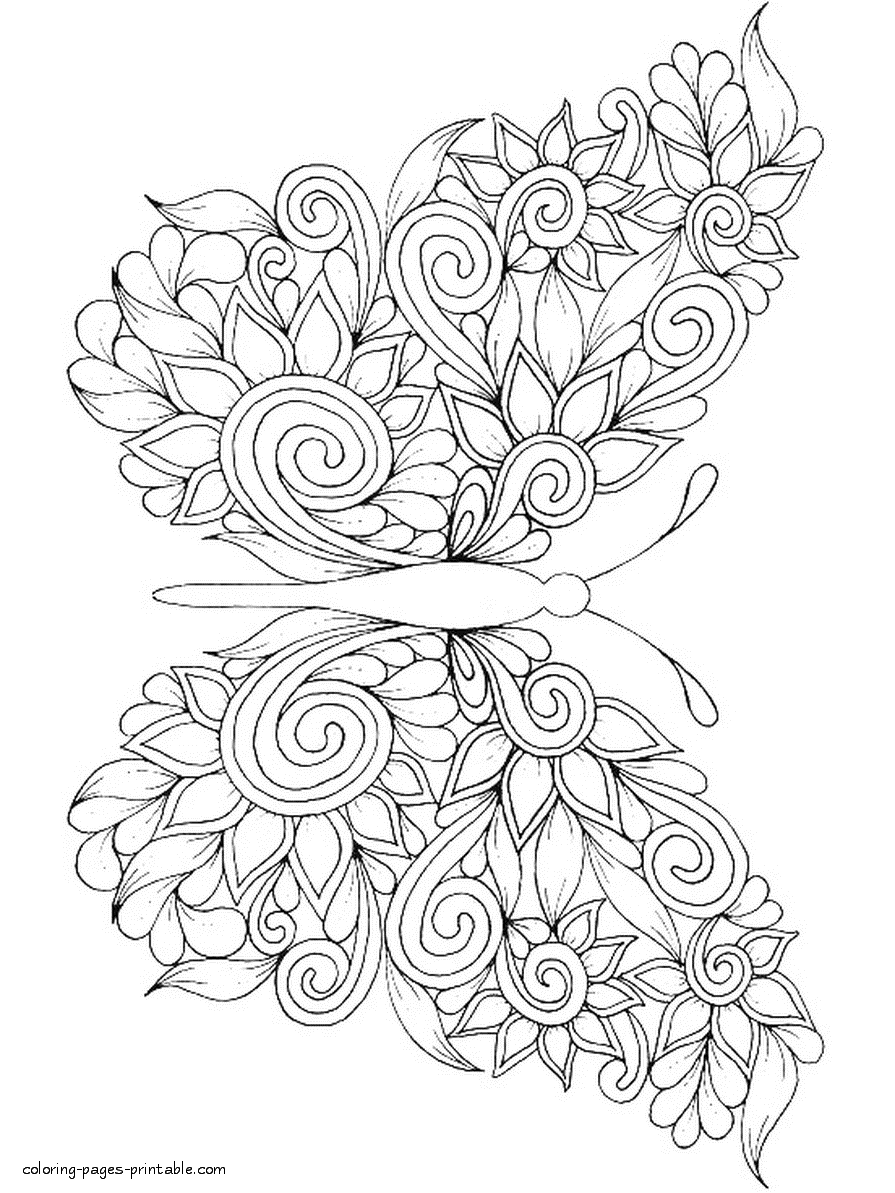 83+ Easy Adult Art Coloring Pages Printable