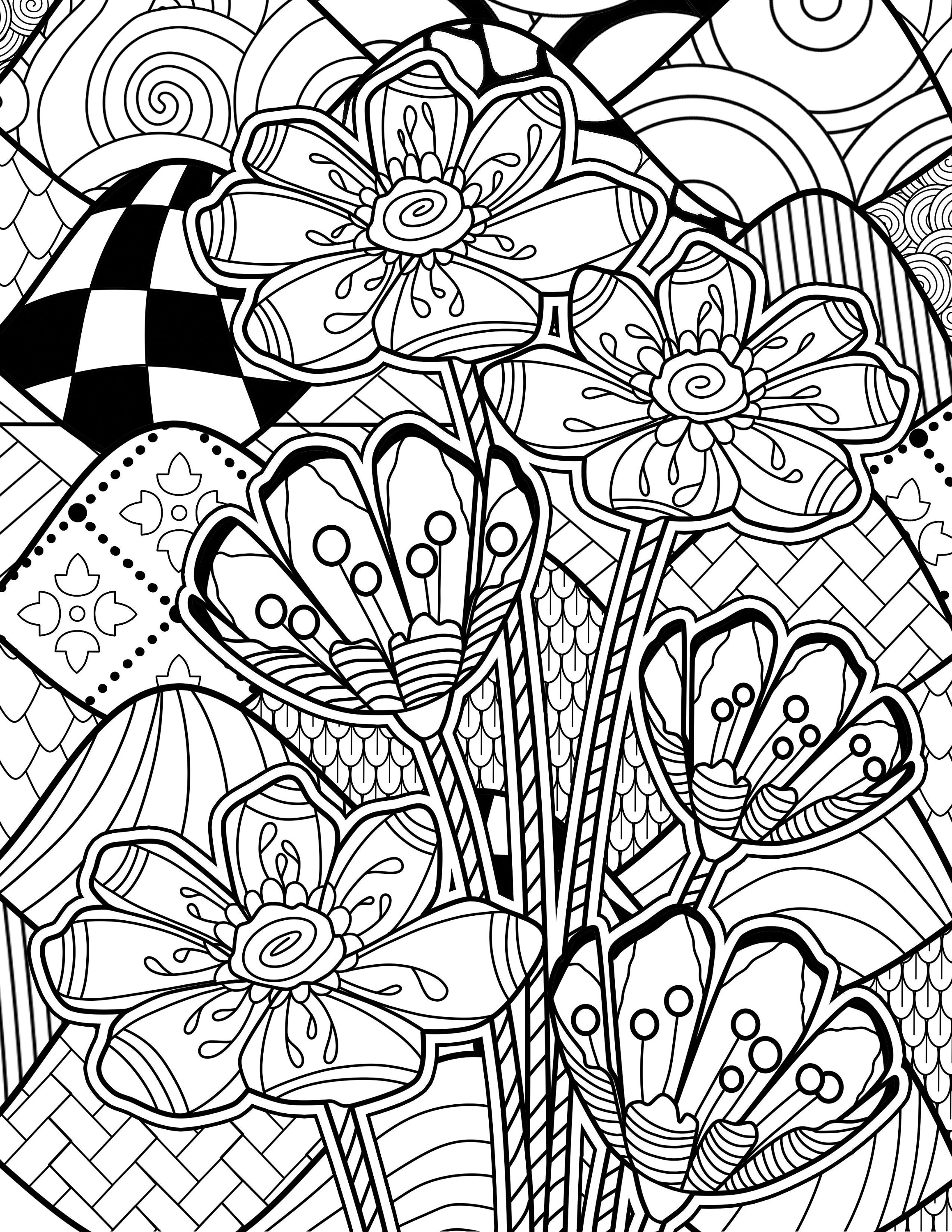 99+ Inspiring Adult Art Coloring Pages Printable