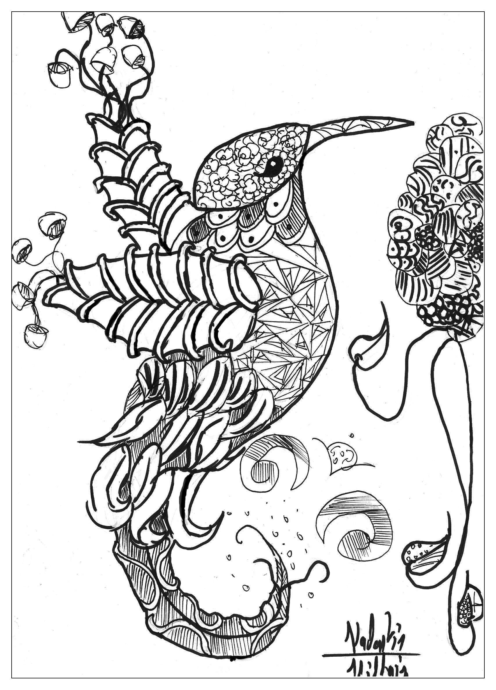 43+ Joyful Detailed Coloring Pages of Animals Printable Sheets