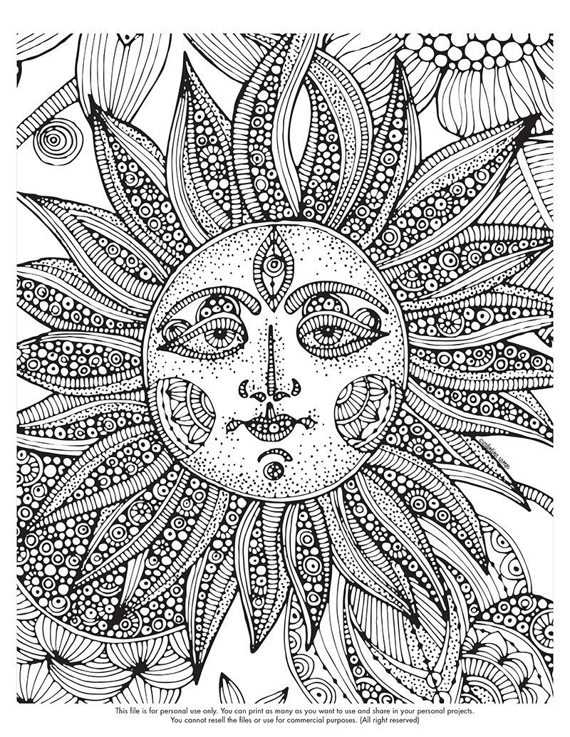 195+ Dazzling Amazing Adult Coloring Pages Printable