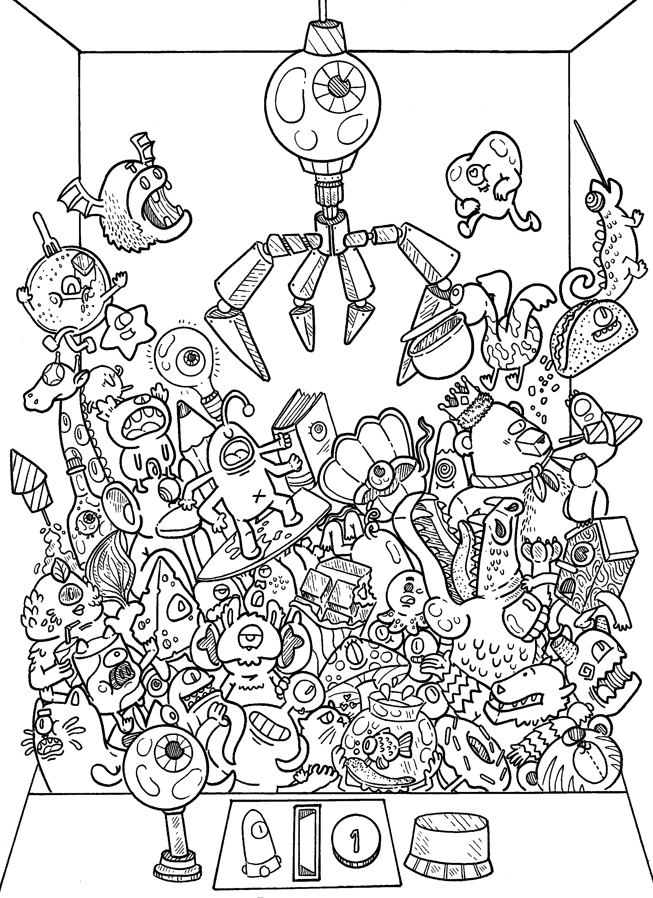 30+ Interactive Free Advanced Adult Coloring Pages to Print