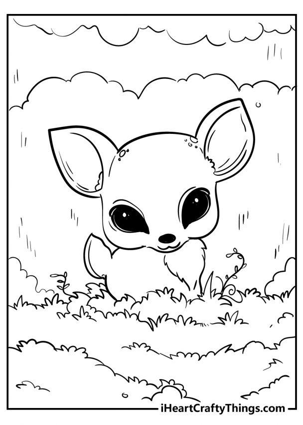 45+ Educational Detailed Coloring Pages of Animals Cute