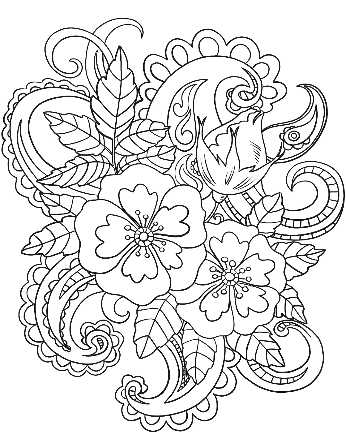 48+ Inspiring Design Coloring Pages Free to Print