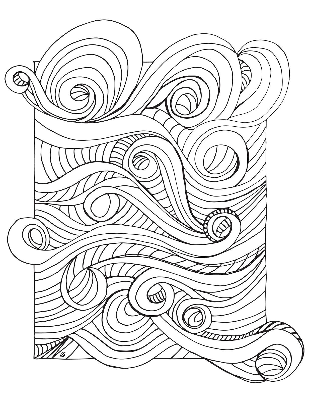 30+ Inspiring Grown Up Coloring Pages with Simple Outline