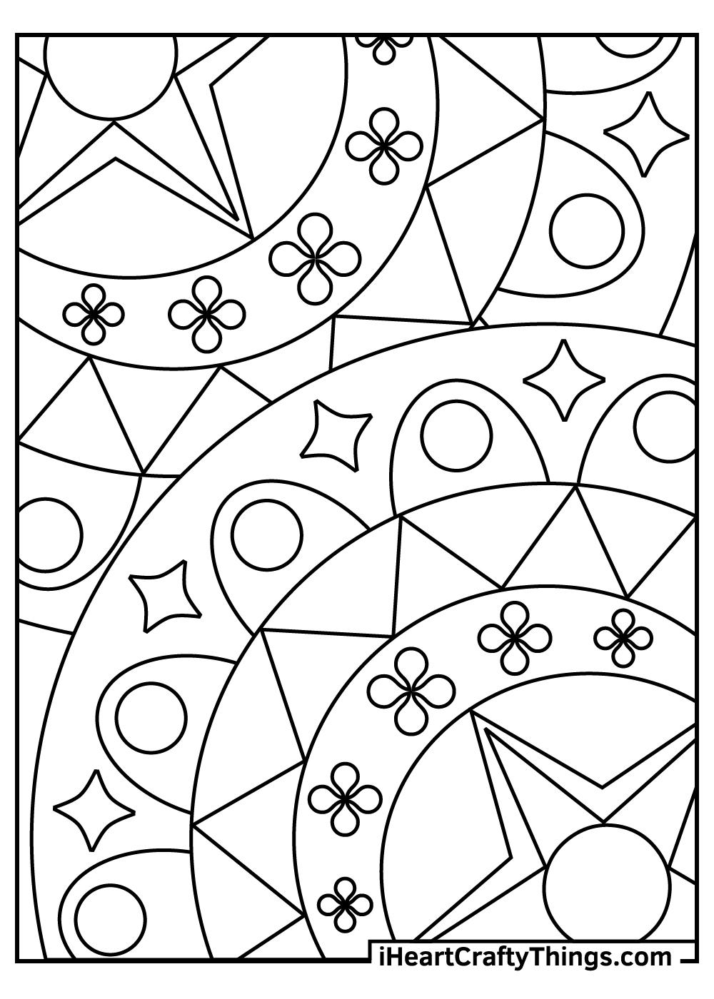 40+ Creative Abstract Nature Coloring Pages to Print