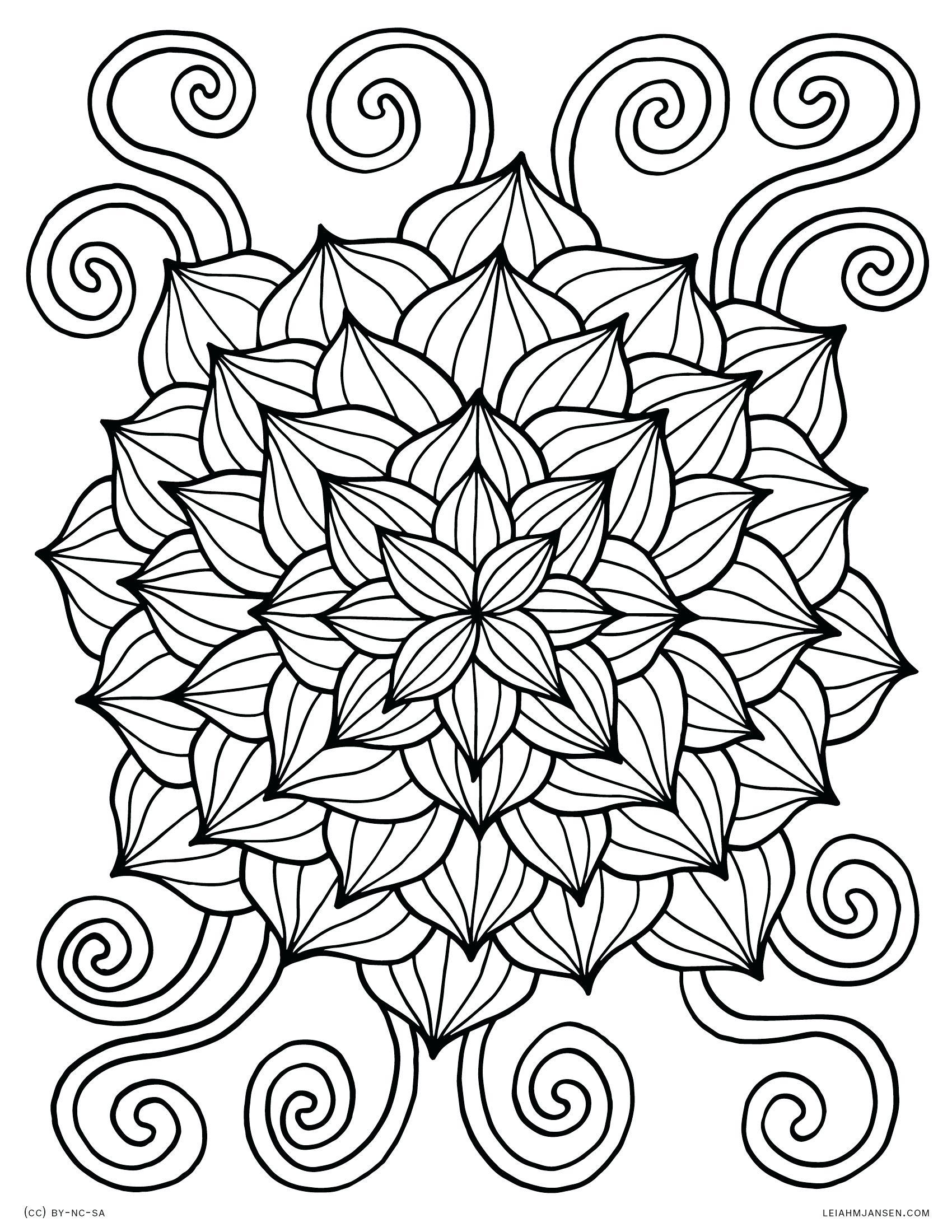 33+ Detailed Abstract Nature Coloring Pages Simple