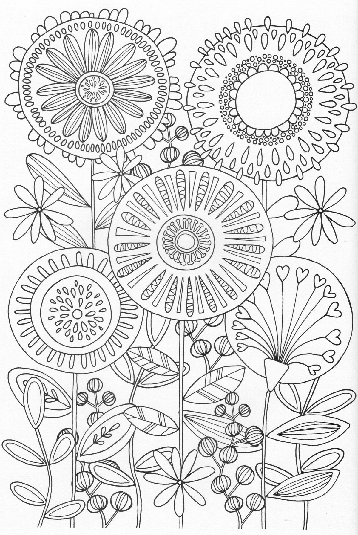 45+ Creative Amazing Adult Coloring Pages Printable