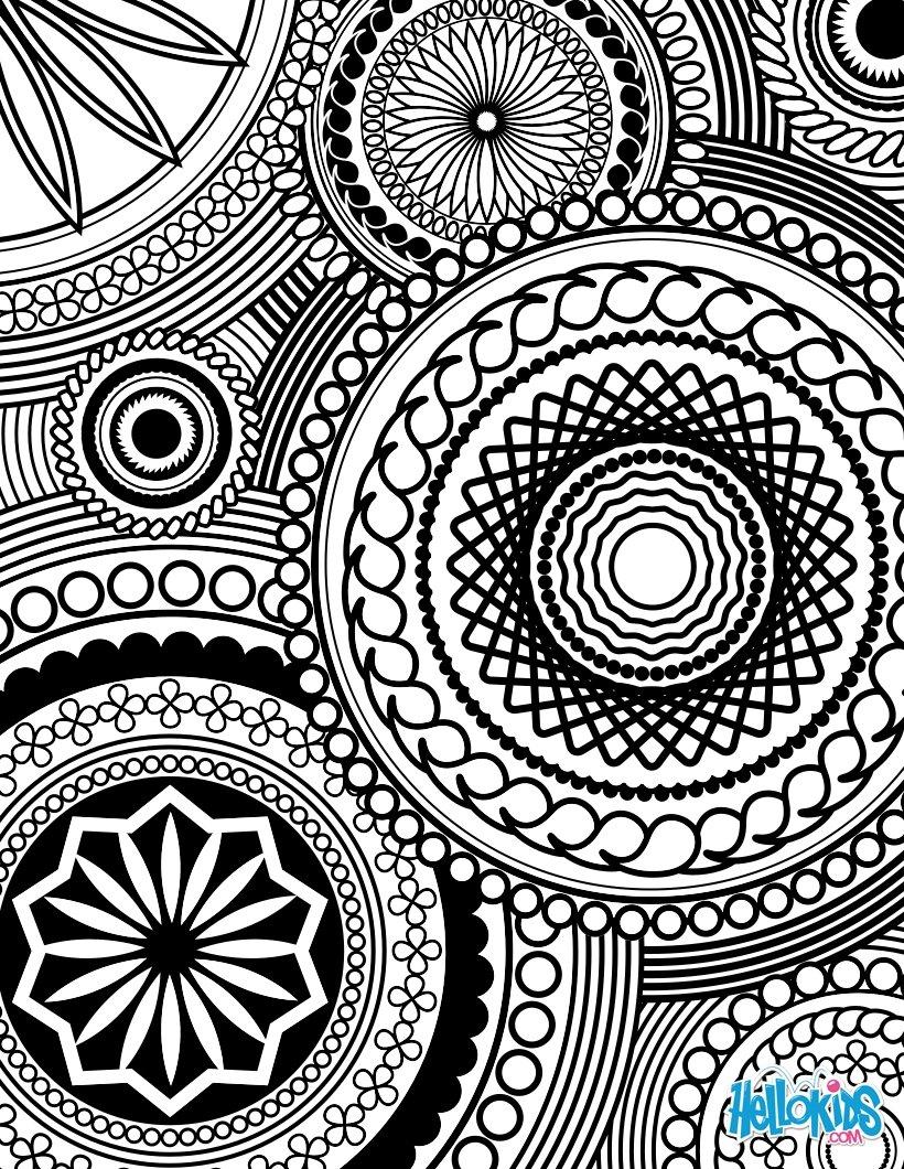 32+ Engaging Design Coloring Pages Free Archives